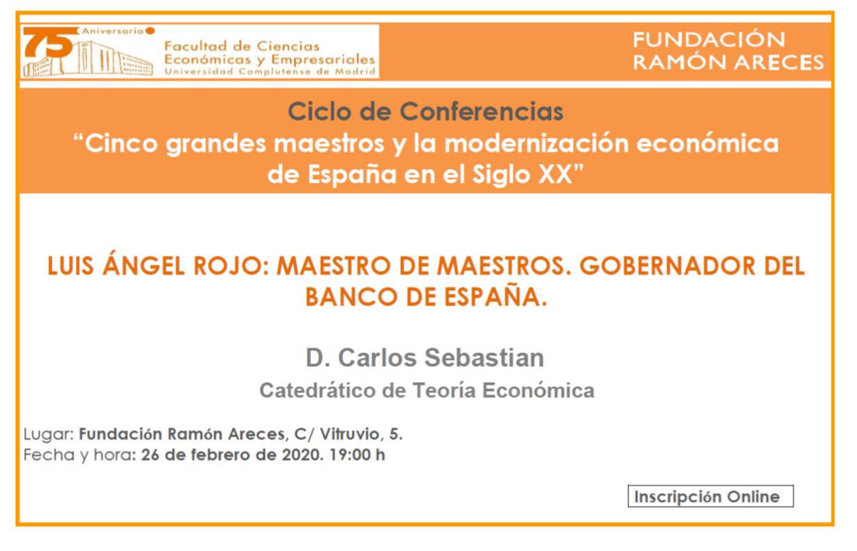 Próxima Conferencia el 26 de febrero, a las 19:00h, en Fundación Ramón Areces