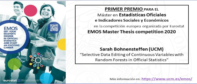 Primer Premio para el Máster EMOS, Sarah Bohnensteffen (UCM)