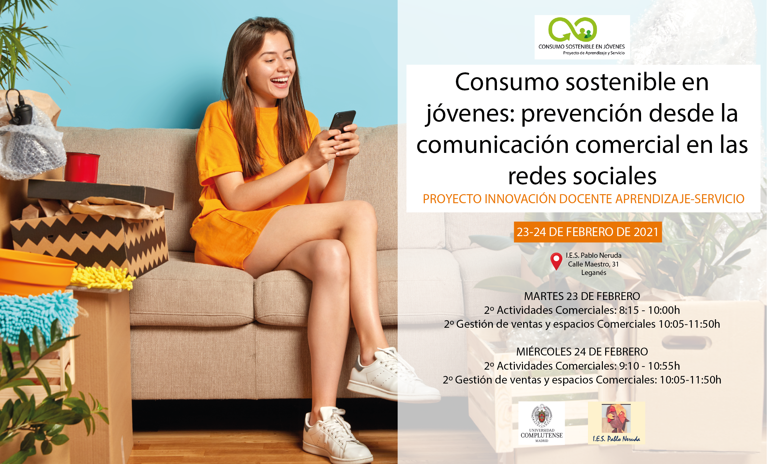 Consumo sostenible en jóvenes: prevención desde la comunicación comercial en las redes sociales