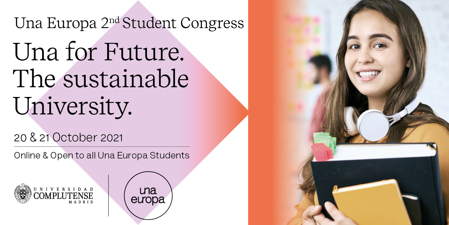 Participa en el Student Congress de Una Europa. Días 20 y 21 de octubre. Inscripciones, hasta el 14 octubre