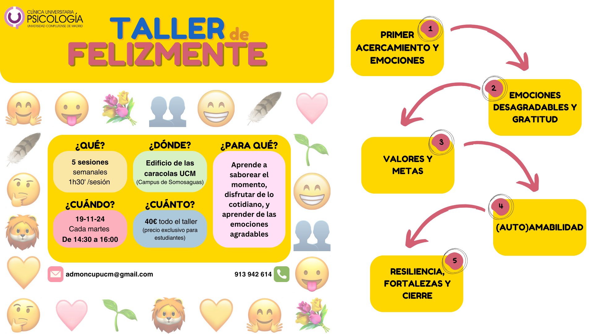 Taller Felizmente para estudiantes