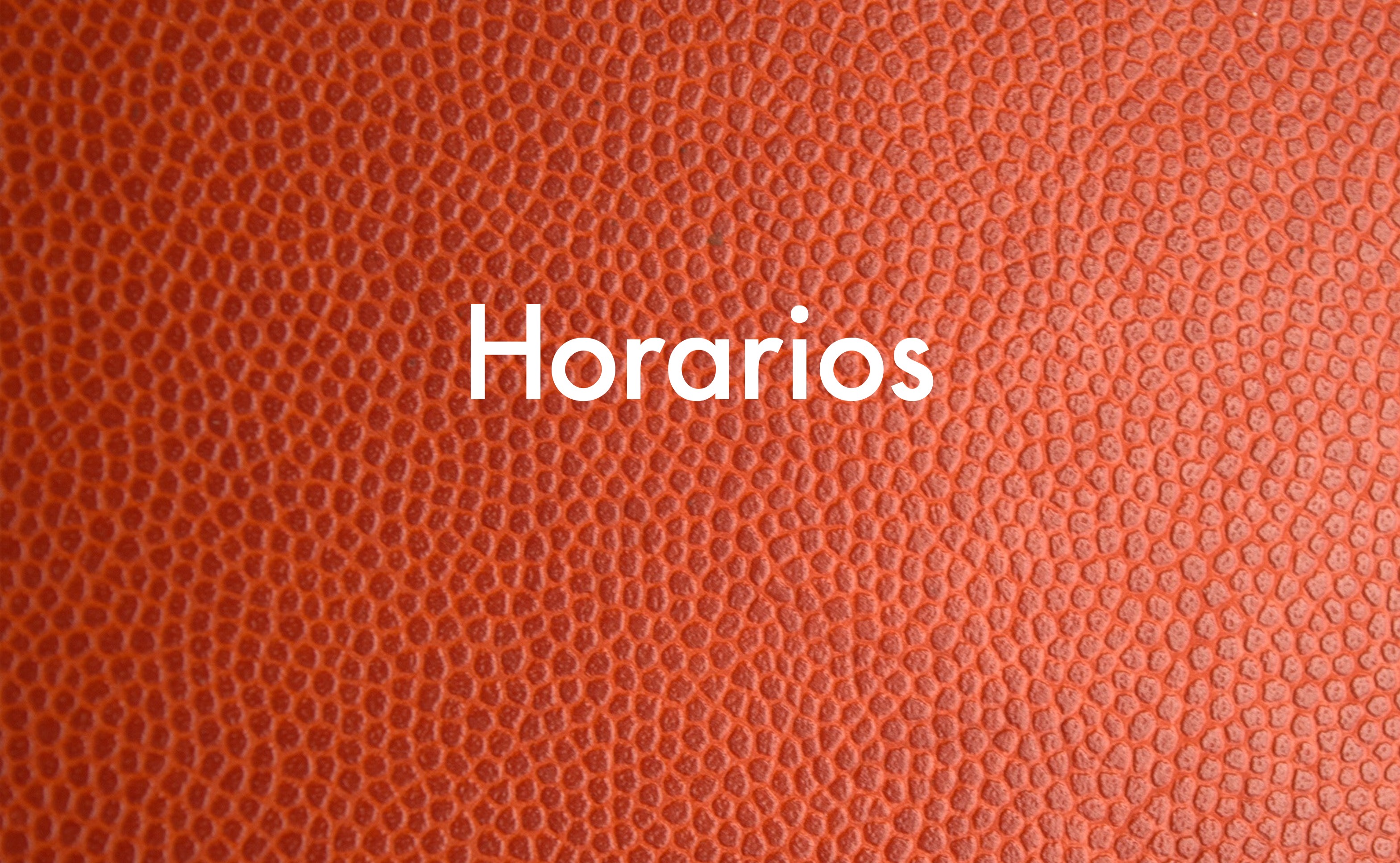 Horarios de clases 