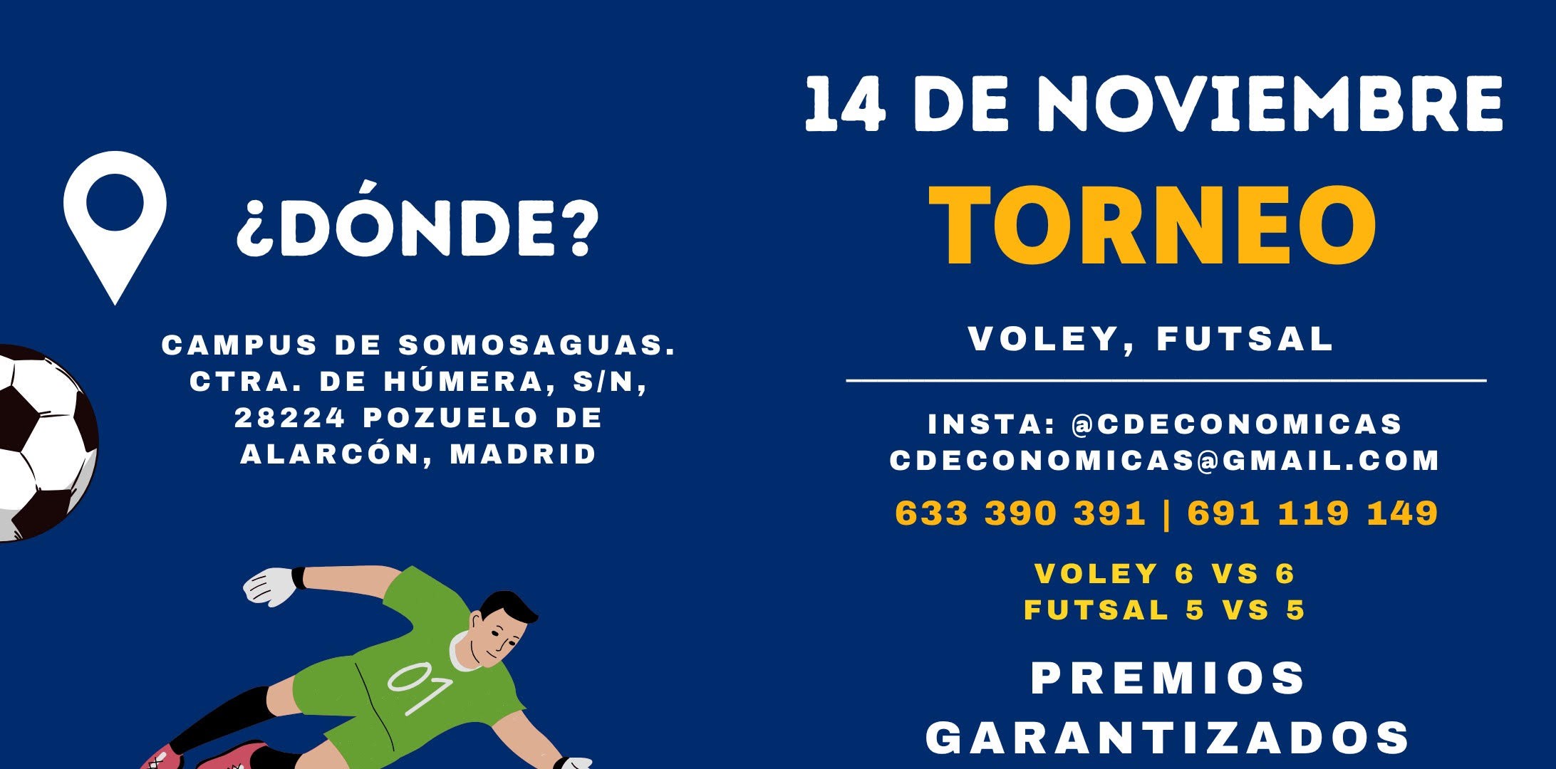 XXVII Torneo Deportivo del Campus de Somosaguas, 14 nov